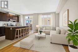 Living room virtual staged -