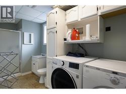 3 piece bathroom downstairs with laundry -