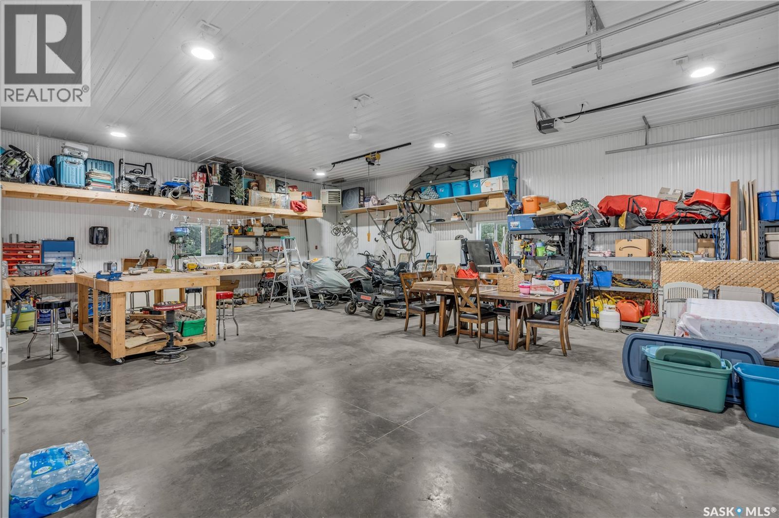 Smith Honoroski Acreage, Leask Rm No. 464, SK - Indoor Photo Showing Garage