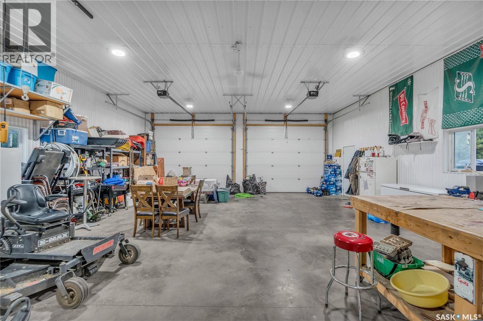 Smith Honoroski Acreage, Leask Rm No. 464, SK - Indoor Photo Showing Garage