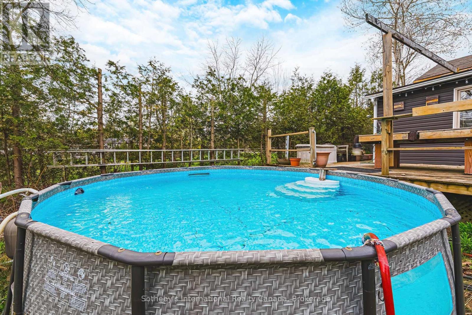 1680 Old Brock Street, Norfolk (Vittoria), ON - Outdoor With Above Ground Pool With Backyard