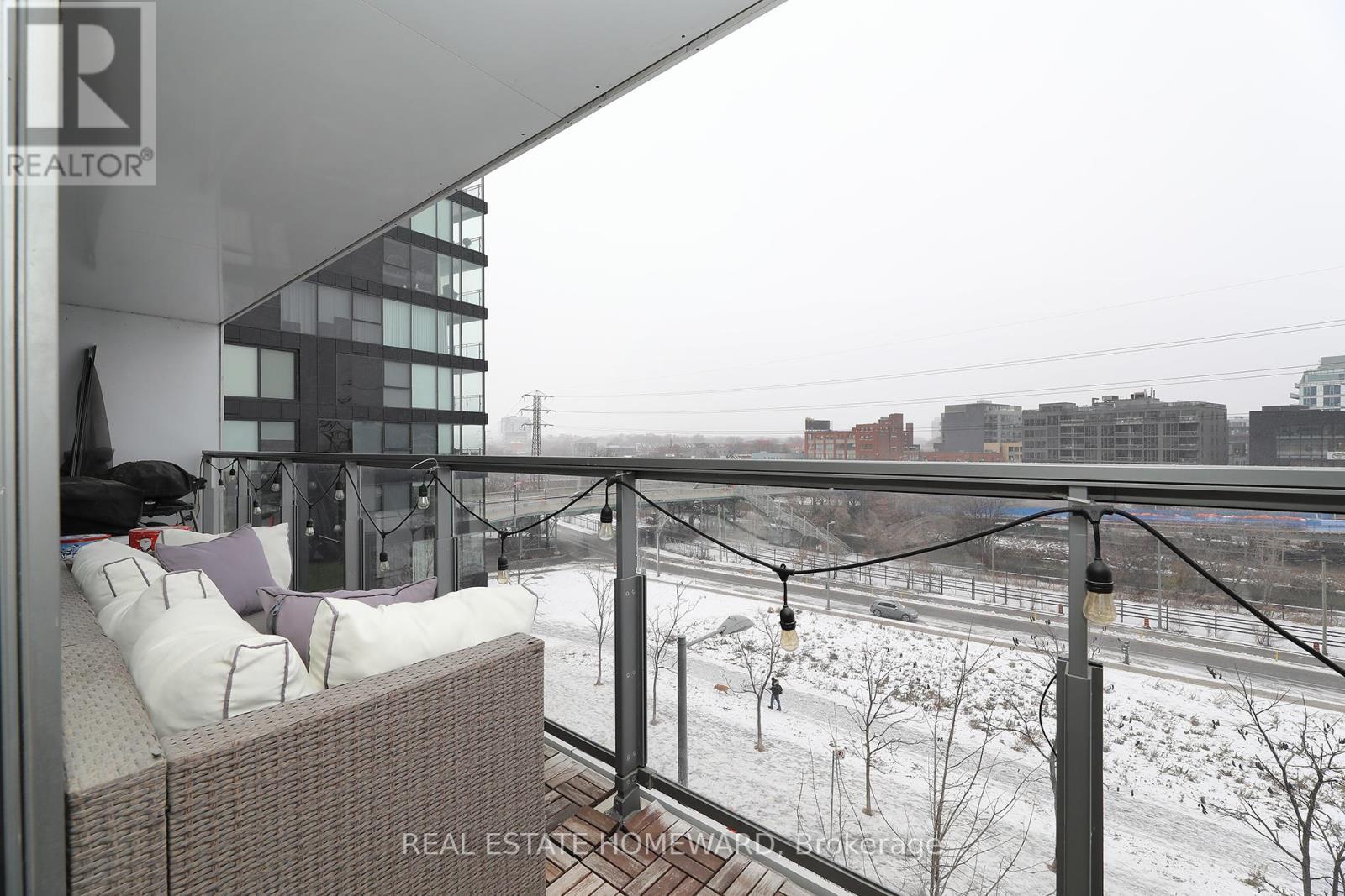 520 - 32 Trolley Crescent, Toronto, ON - Outdoor With Balcony