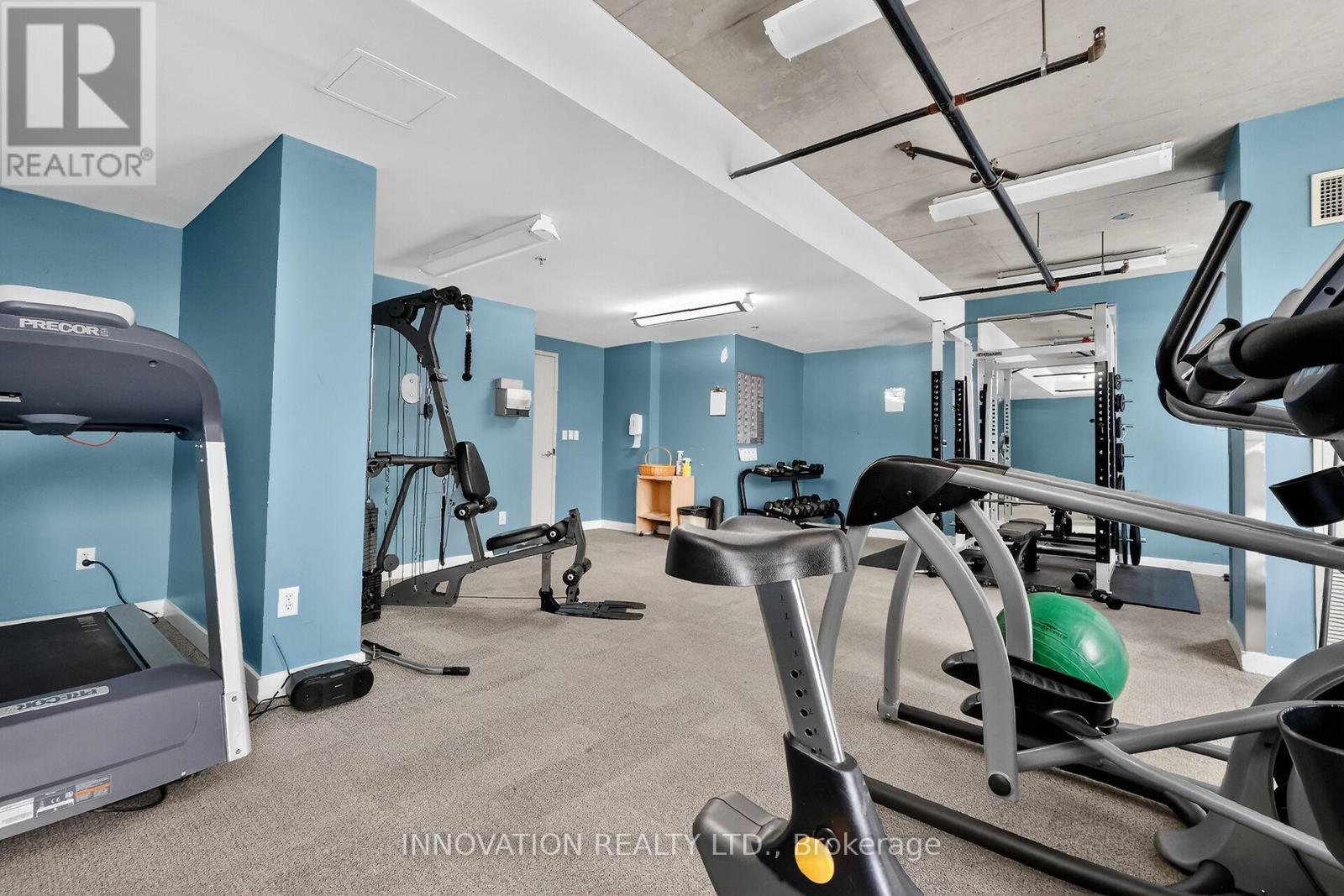 201 - 179 George Street, Ottawa, ON - Indoor Photo Showing Gym Room