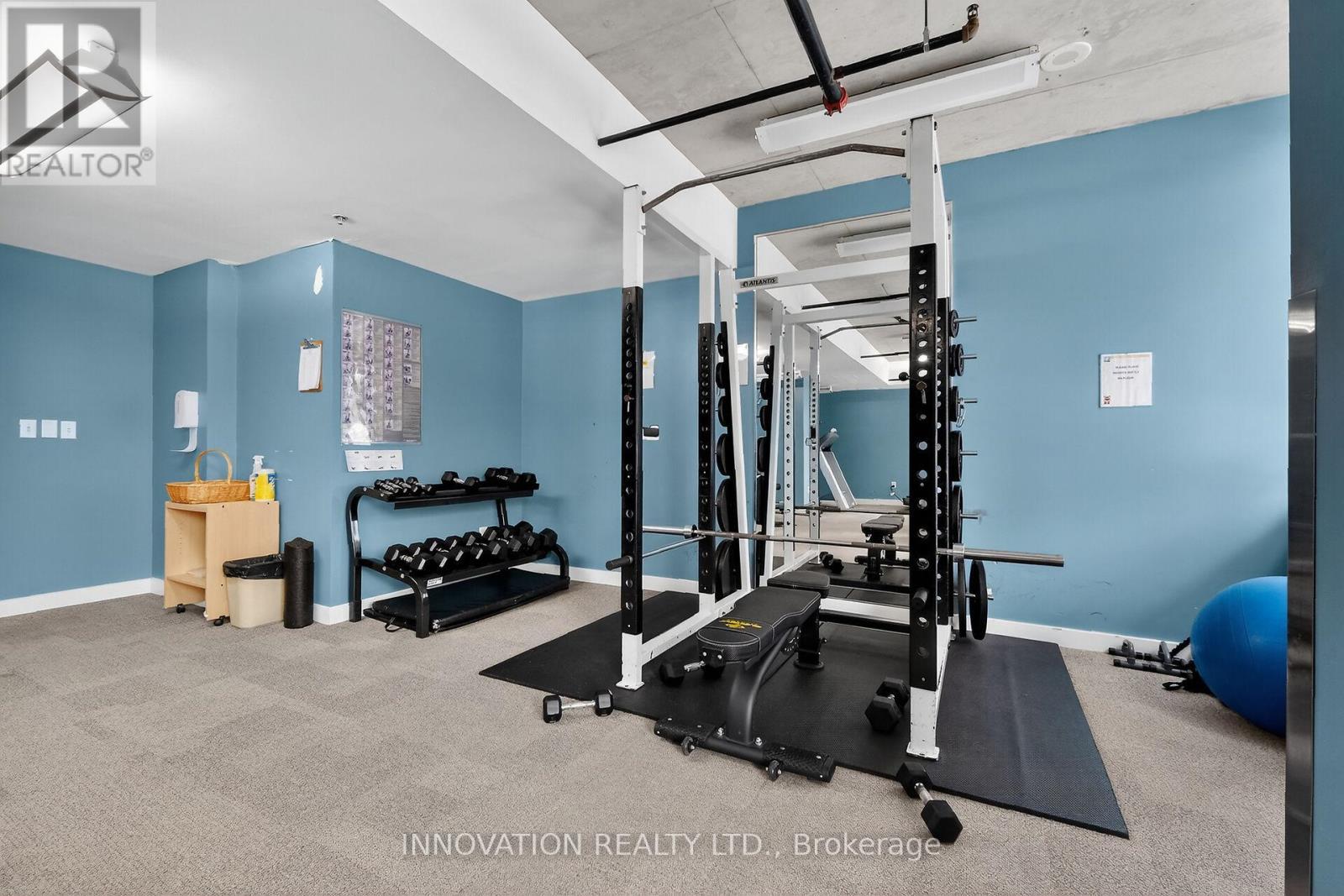 201 - 179 George Street, Ottawa, ON - Indoor Photo Showing Gym Room