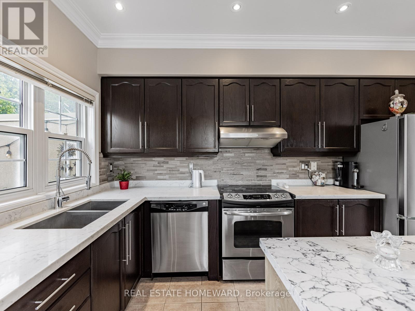964A The Queensway, Toronto, ON - Indoor Photo Showing Kitchen With Double Sink With Upgraded Kitchen