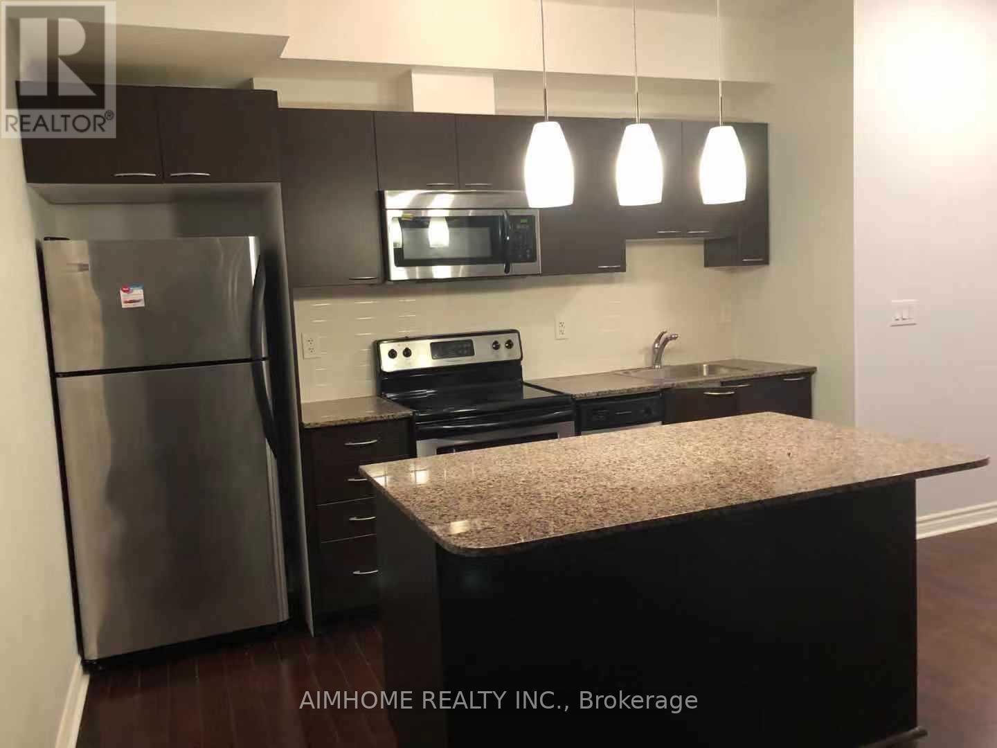 1202 - 385 Prince Of Wales Drive, Mississauga, ON - Indoor Photo Showing Kitchen With Stainless Steel Kitchen With Upgraded Kitchen