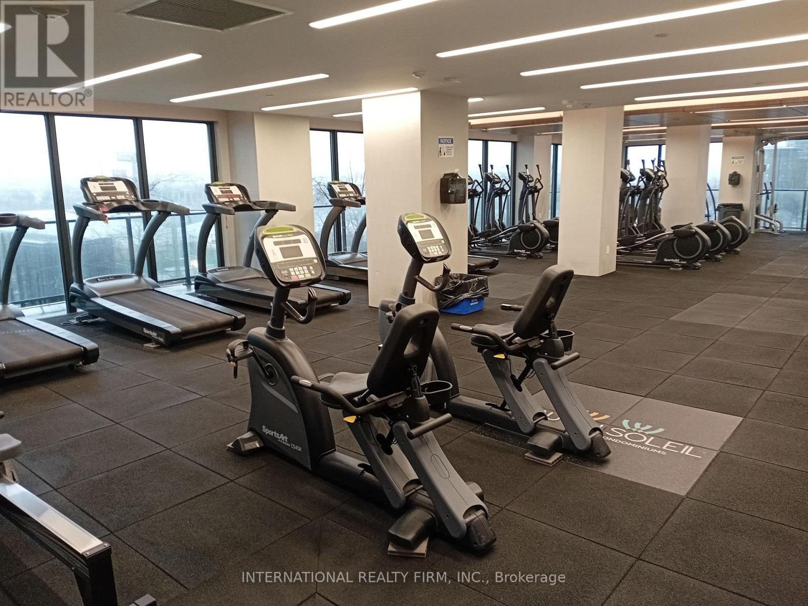 Gym #1 Good Air Quality - 816 - 30 Shore Breeze Drive, Toronto, ON - Indoor Photo Showing Gym Room