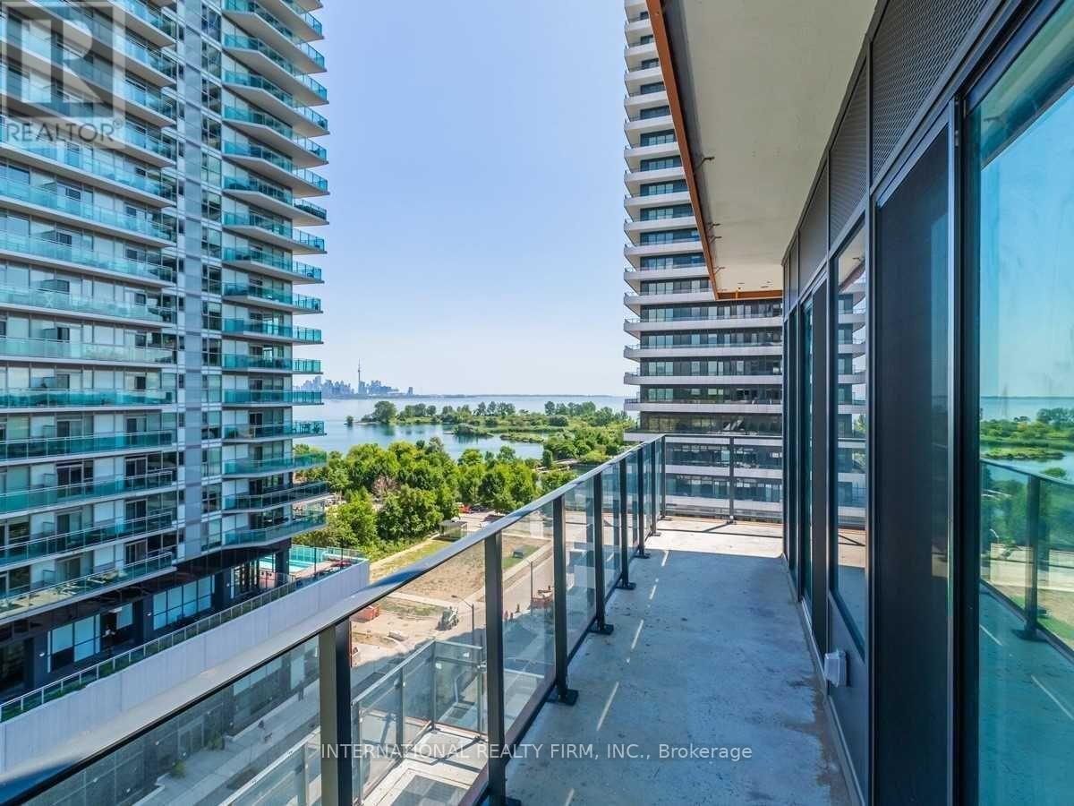 Summer View From Master Bedroom Walkout - 816 - 30 Shore Breeze Drive, Toronto, ON - Outdoor With Balcony