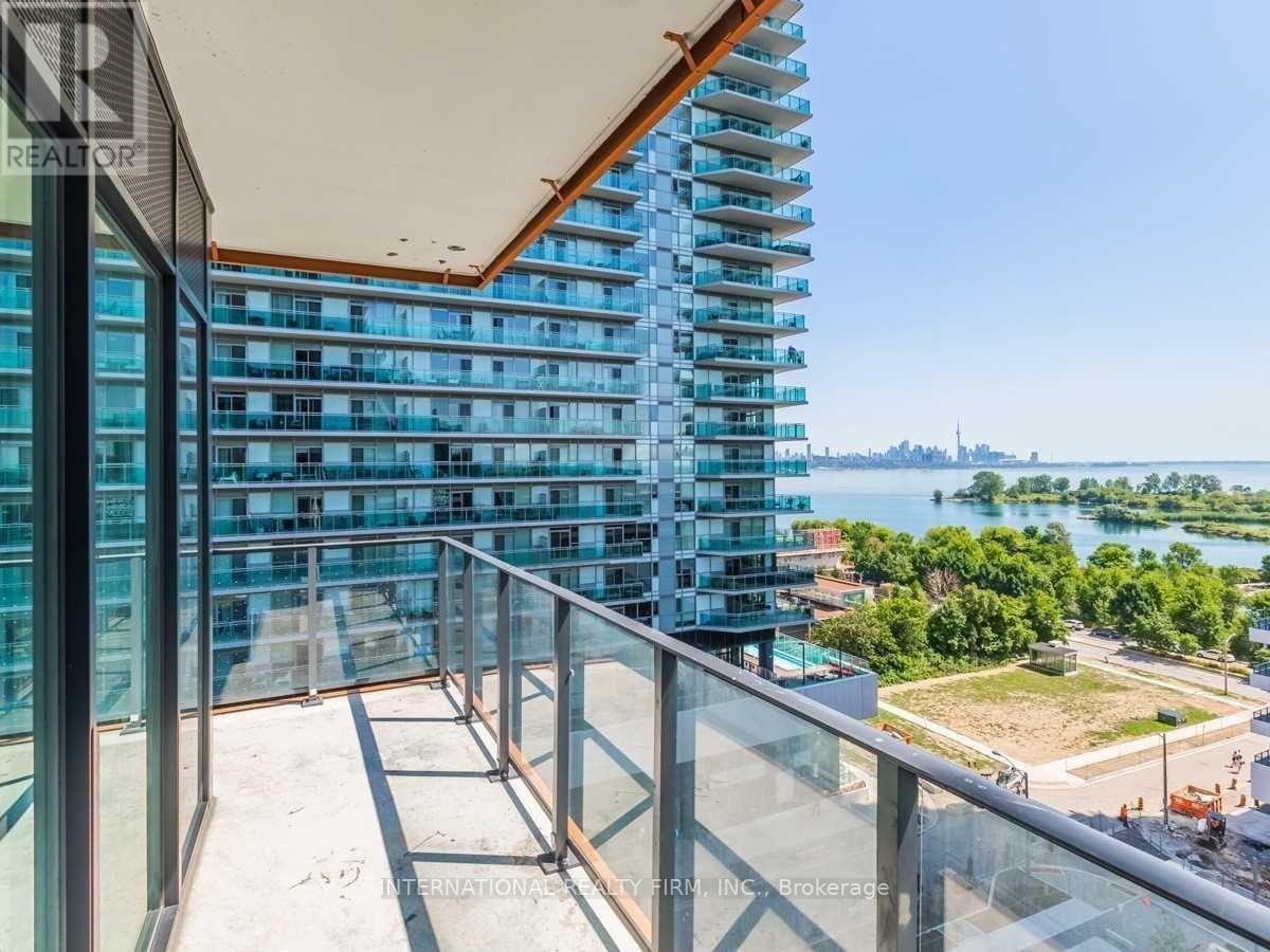 Summer East View - 816 - 30 Shore Breeze Drive, Toronto, ON - Outdoor With Body Of Water With Balcony With View