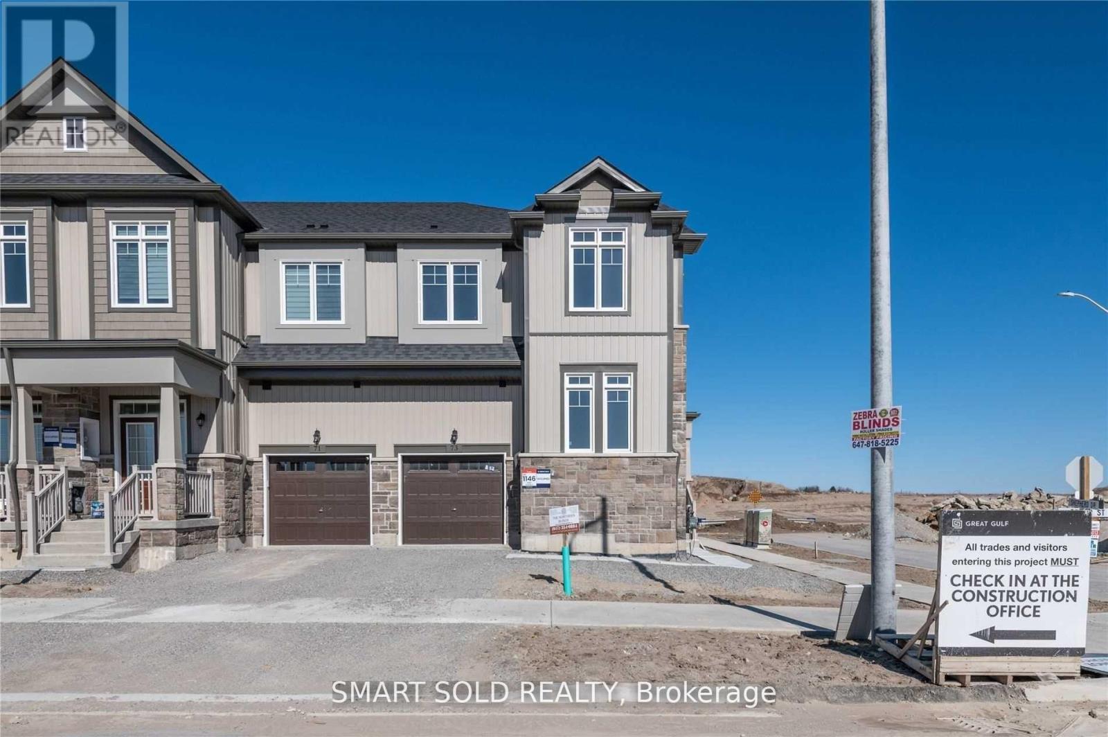 73 Greer Street, Barrie, ON - With Facade