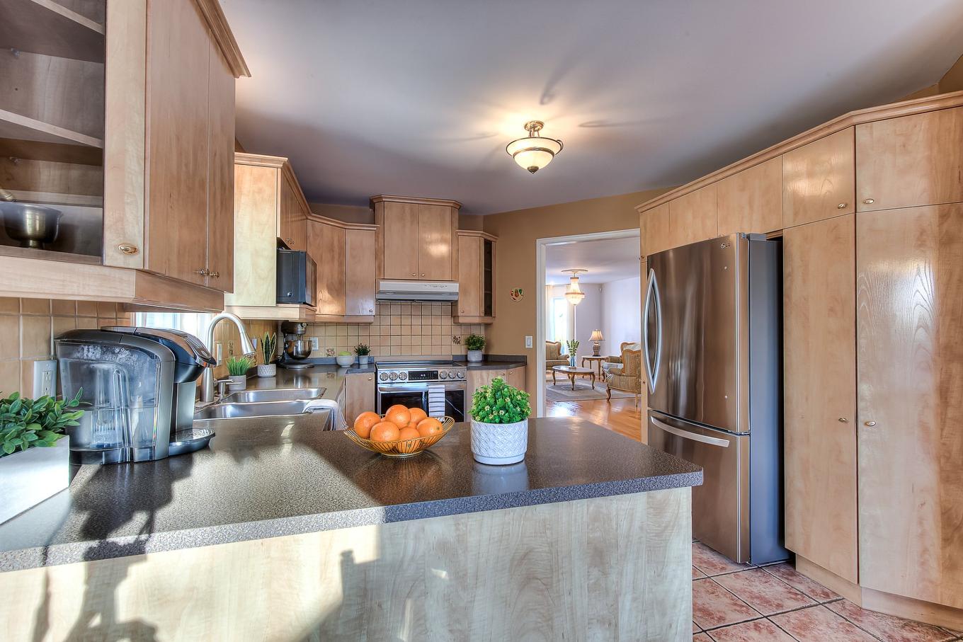 Cuisine - 565 Rue Bisaillon, Laval (Sainte-Dorothée), QC - Indoor Photo Showing Kitchen With Double Sink