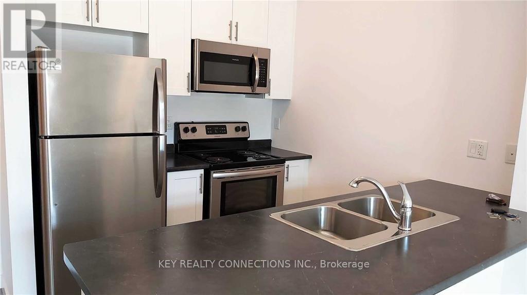 Kitchen - 225 - 101 Shoreview Place, Hamilton, ON - Indoor Photo Showing Kitchen With Double Sink