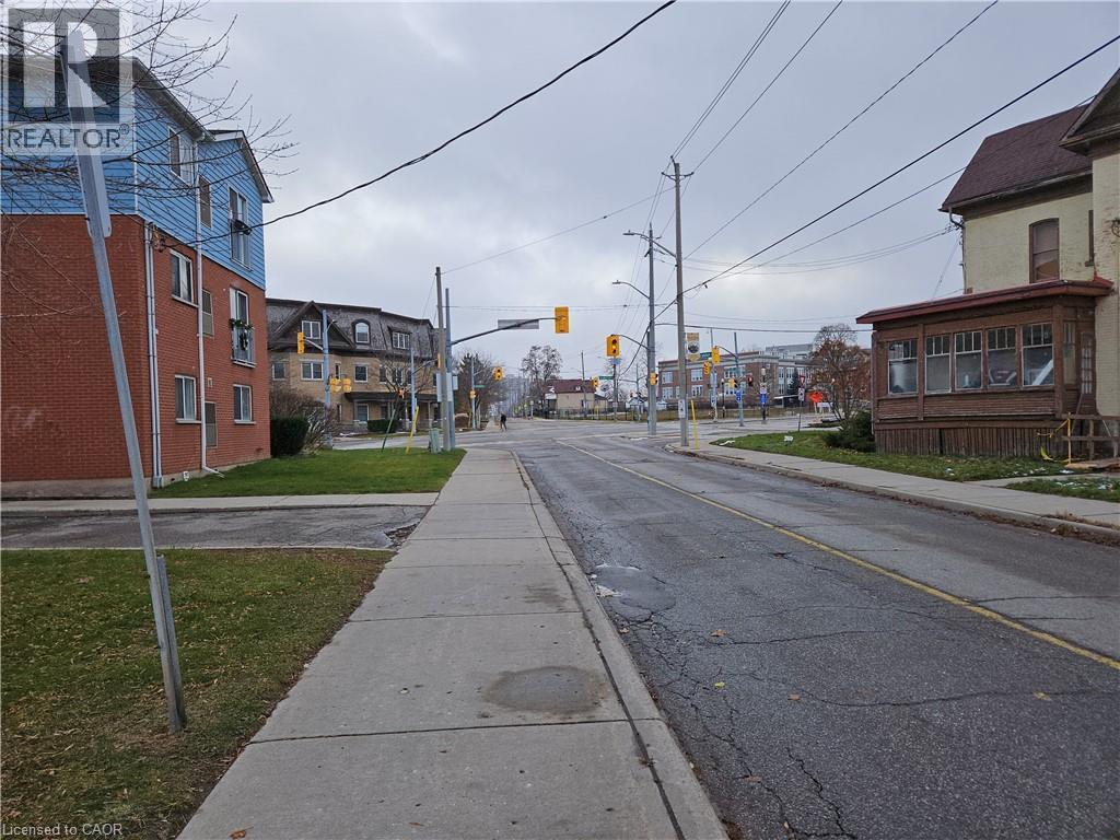 view from front door to corner at Frederick Street and Lancaster - 100 E Lancaster Street E, Kitchener, ON