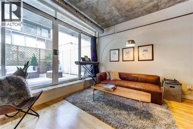 202 - 32 Stewart Street, Toronto, ON - Indoor Photo Showing Living Room