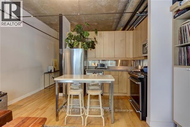 202 - 32 Stewart Street, Toronto, ON - Indoor Photo Showing Kitchen With Stainless Steel Kitchen