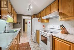 Ceramic floor in the foyer and kitchen -