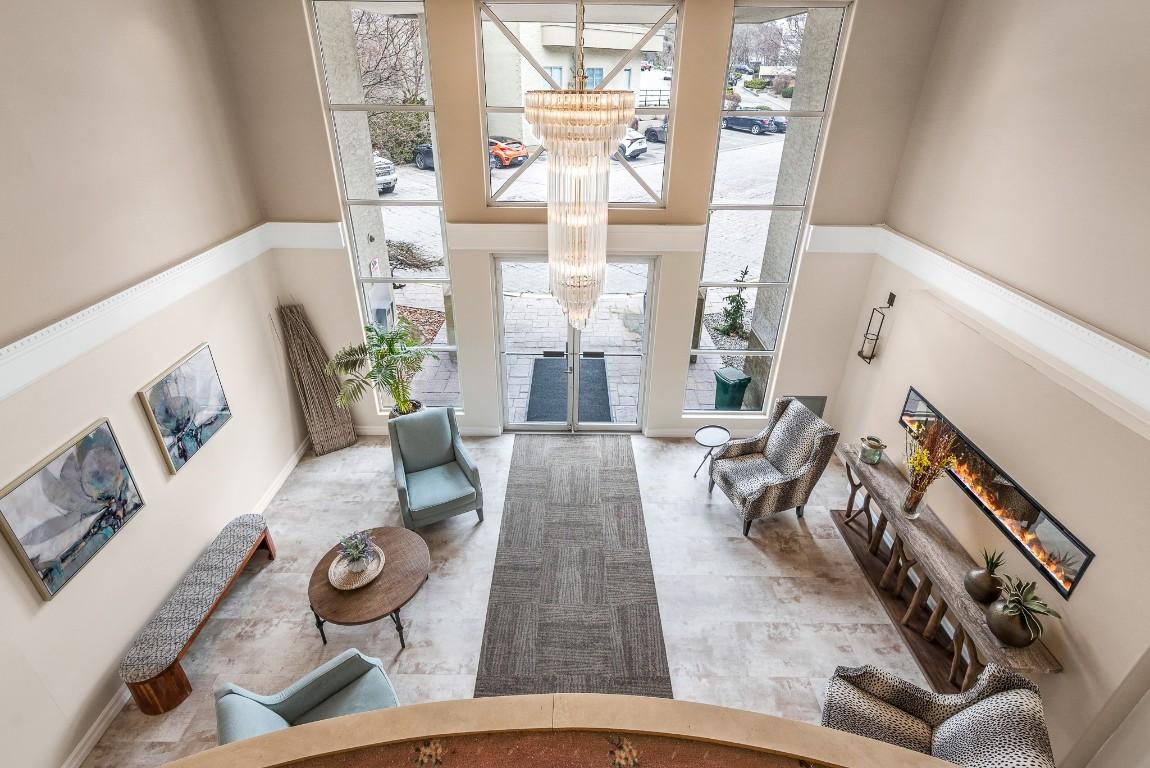 213-3300 Centennial Drive, Vernon, BC - Indoor Photo Showing Other Room With Fireplace