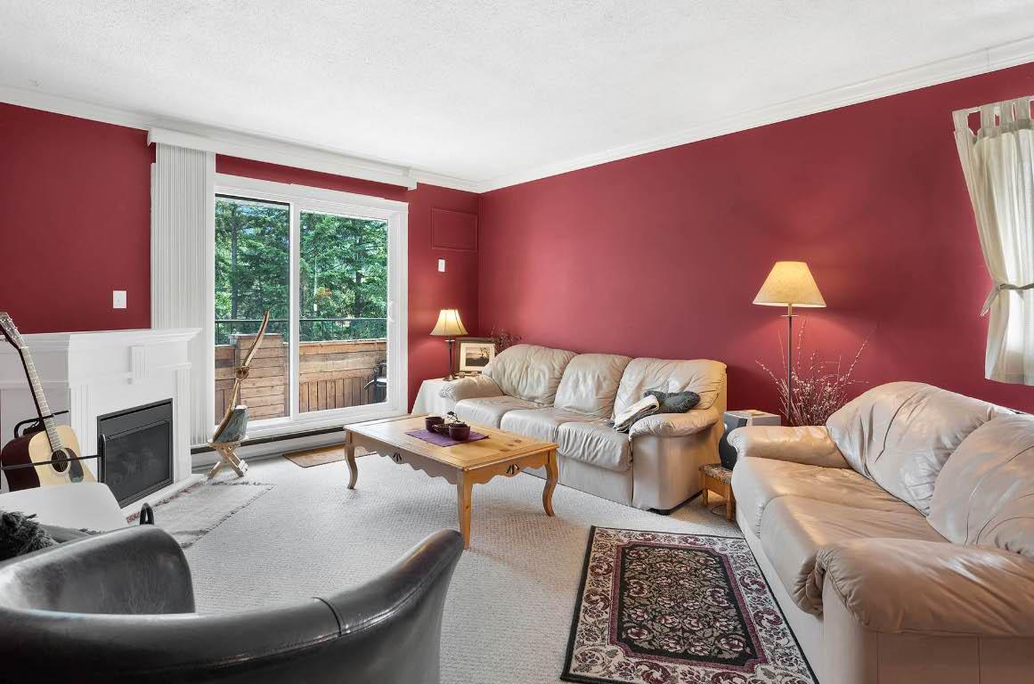 16-245 Park Drive, Clearwater, BC - Indoor Photo Showing Living Room With Fireplace