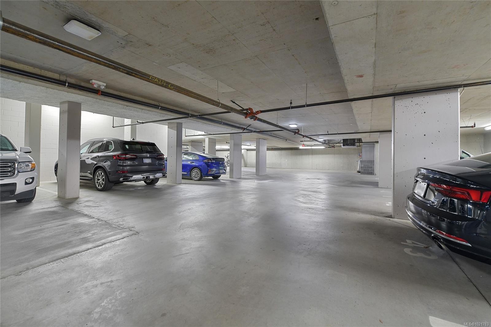 101-200 Douglas St, Victoria, BC - Indoor Photo Showing Garage