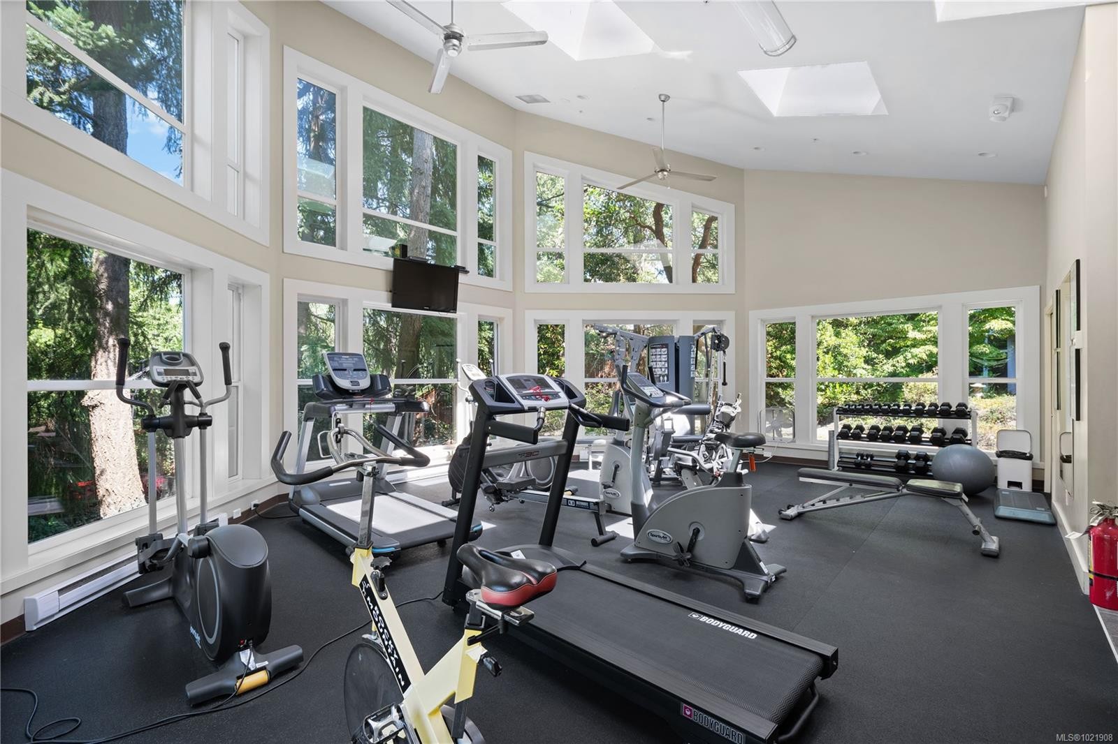 406-866 Brock Ave, Langford, BC - Indoor Photo Showing Gym Room
