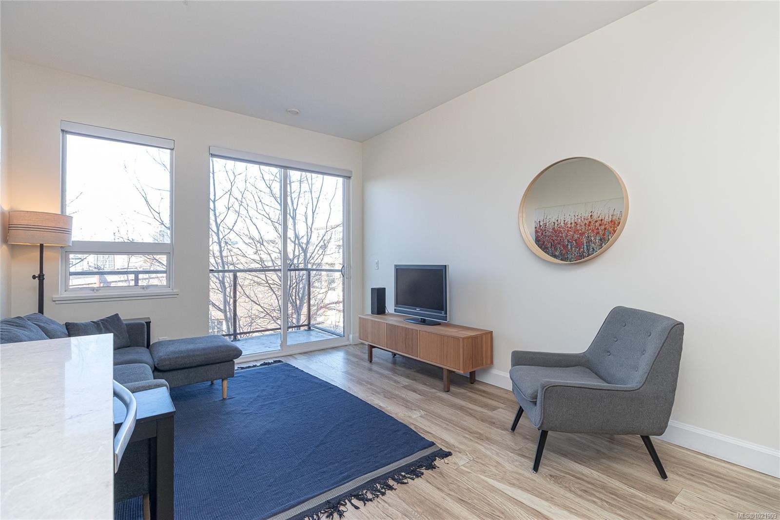 316-595 Pandora Ave, Victoria, BC - Indoor Photo Showing Living Room