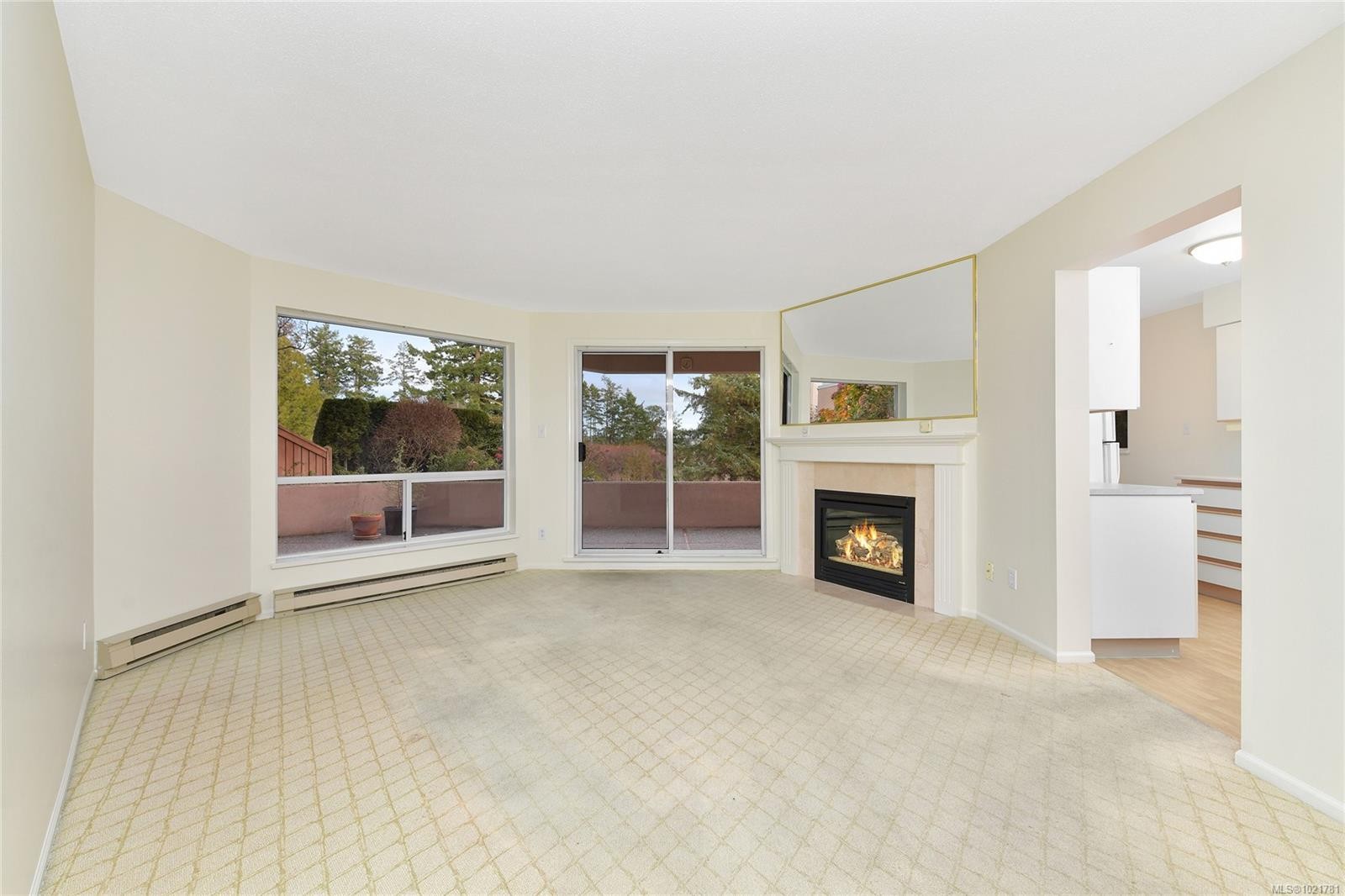 1131-2600 Ferguson Rd, Central Saanich, BC - Indoor Photo Showing Living Room With Fireplace