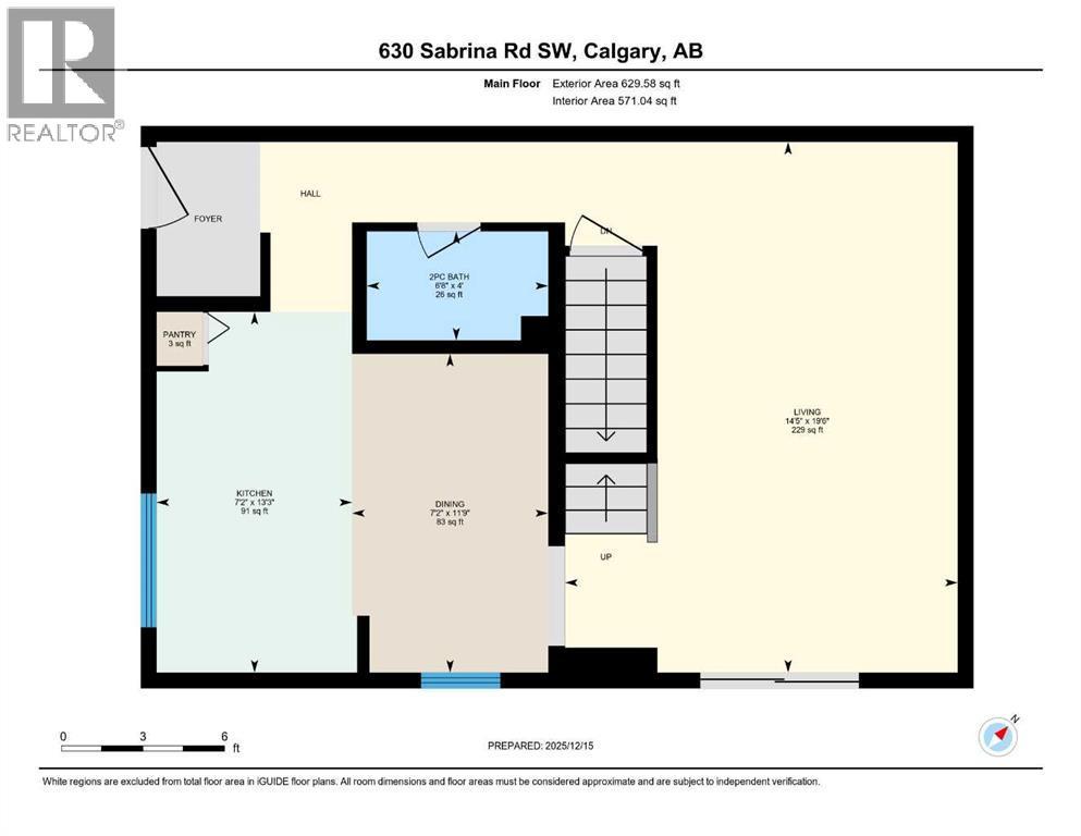 Main Floor Plan - 86, 630 Sabrina Road Sw, Calgary, AB - Other