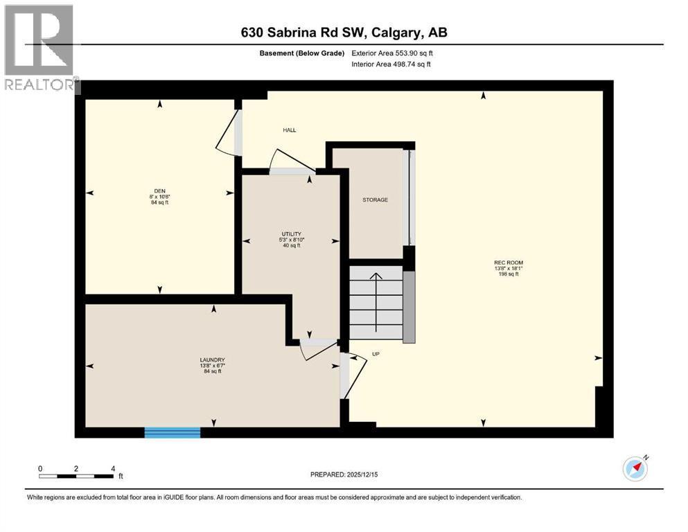 Basement Floor Plan - 86, 630 Sabrina Road Sw, Calgary, AB - Other