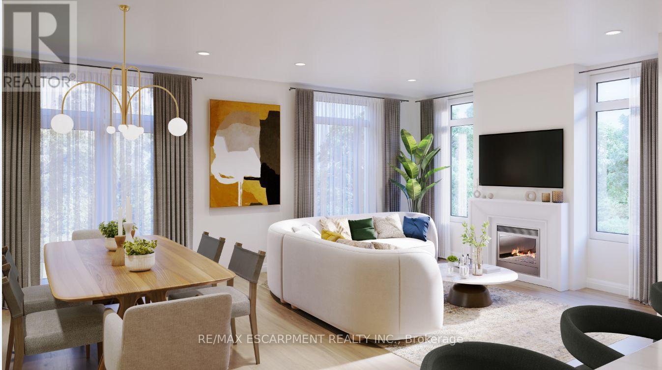 66 Valley Trail Place, Hamilton, ON - Indoor Photo Showing Other Room With Fireplace