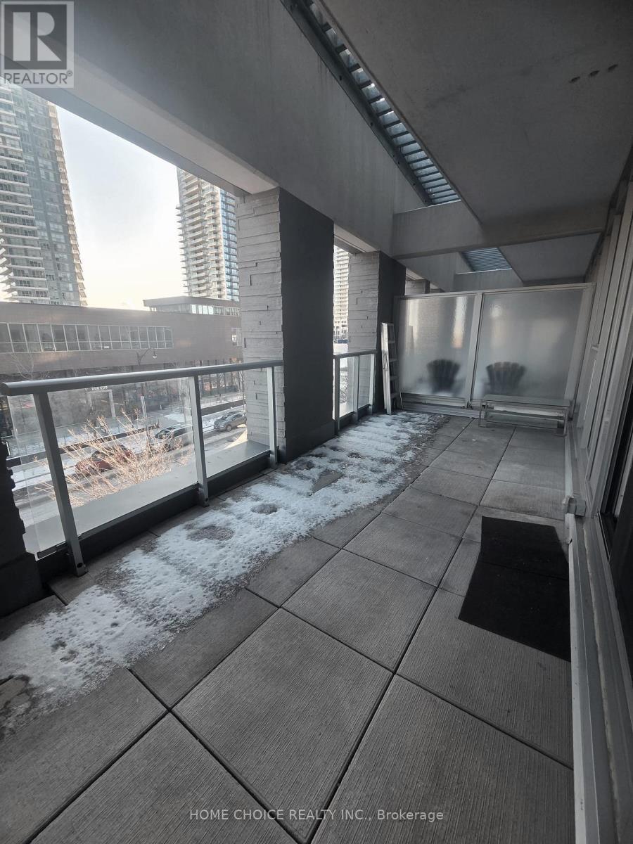 Private Balcony - 222 - 72 Esther Shiner Boulevard, Toronto, ON - Outdoor With Exterior