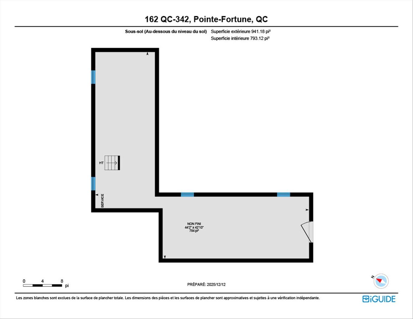 Plan (croquis) - 162 Route 342, Pointe-Fortune, QC - Other
