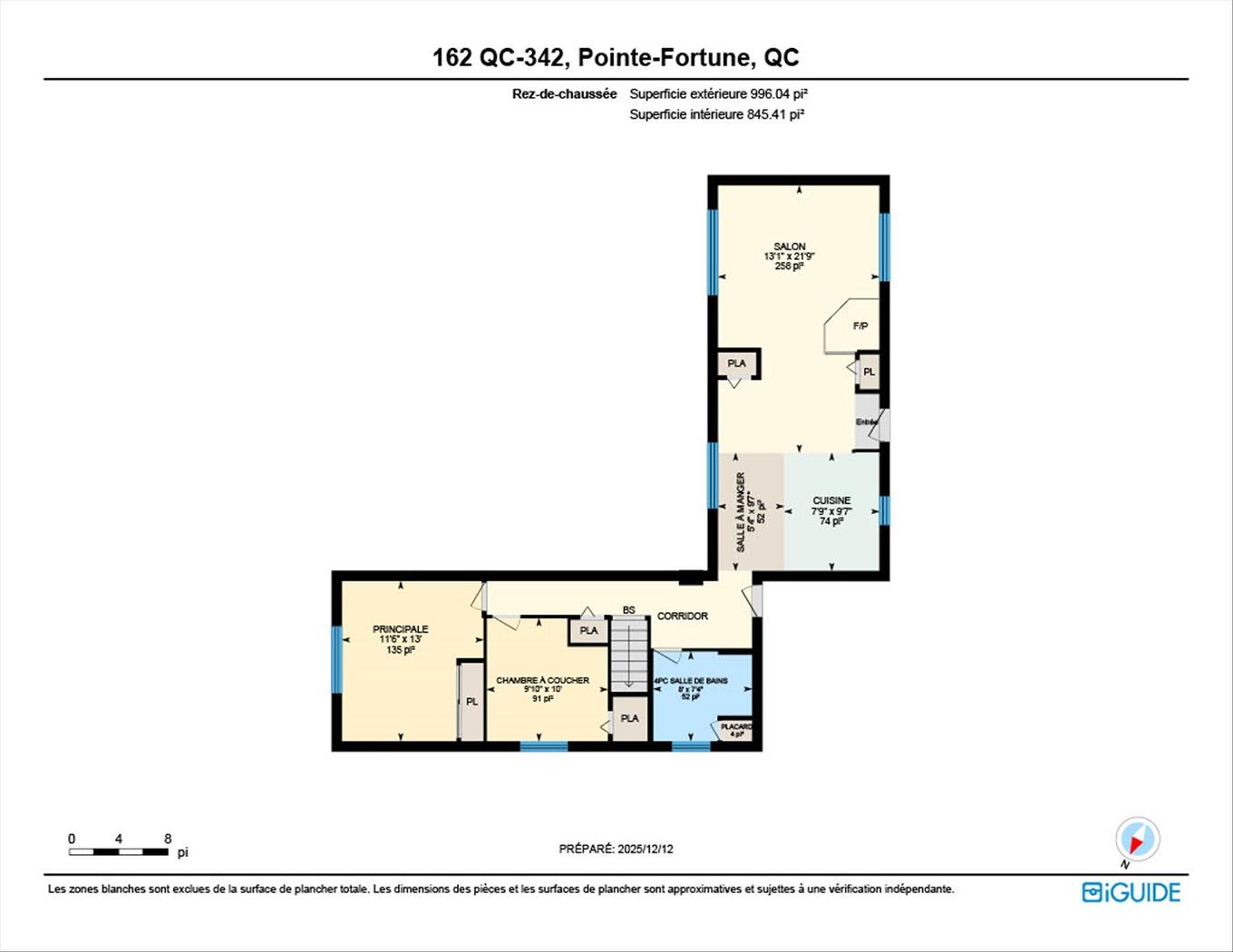 Plan (croquis) - 162 Route 342, Pointe-Fortune, QC - Other
