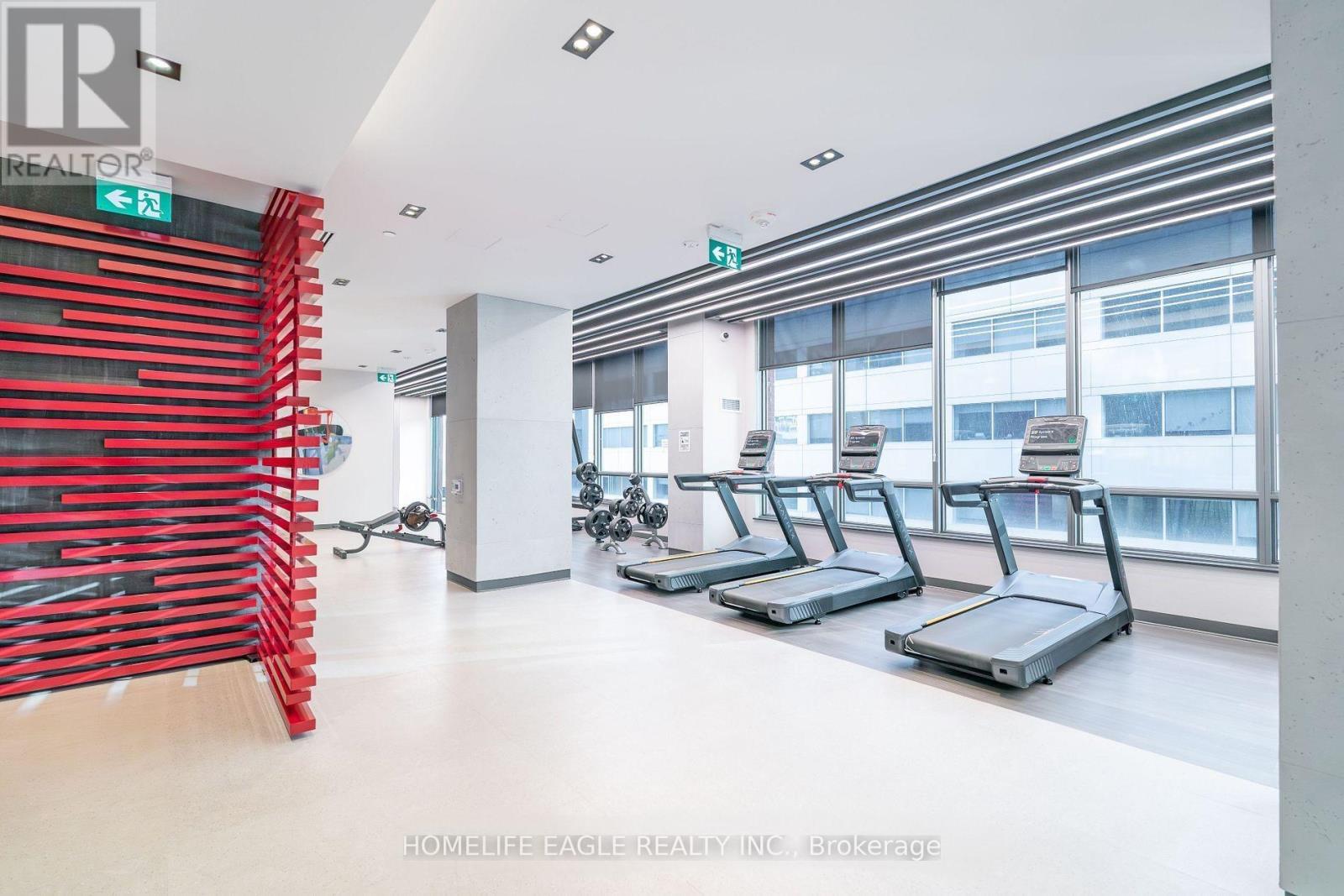 3807 - 108 Peter Street, Toronto, ON - Indoor Photo Showing Gym Room