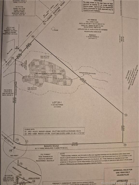 0 Banks Rd, Durham Bridge, NB