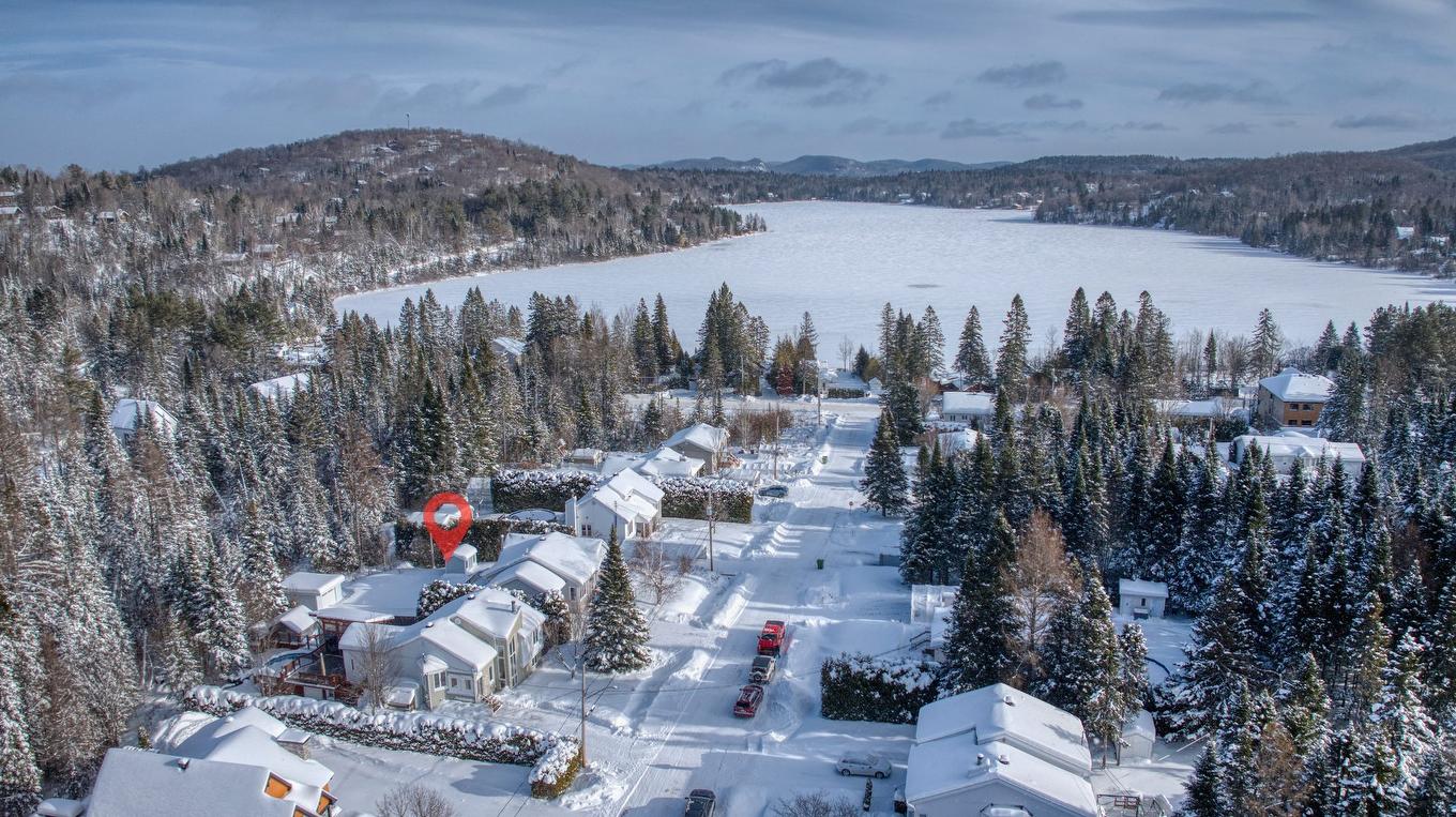 Photo aérienne - 511 Rue Des Sous-Bois, Sainte-Agathe-Des-Monts, QC - Outdoor With Body Of Water With View