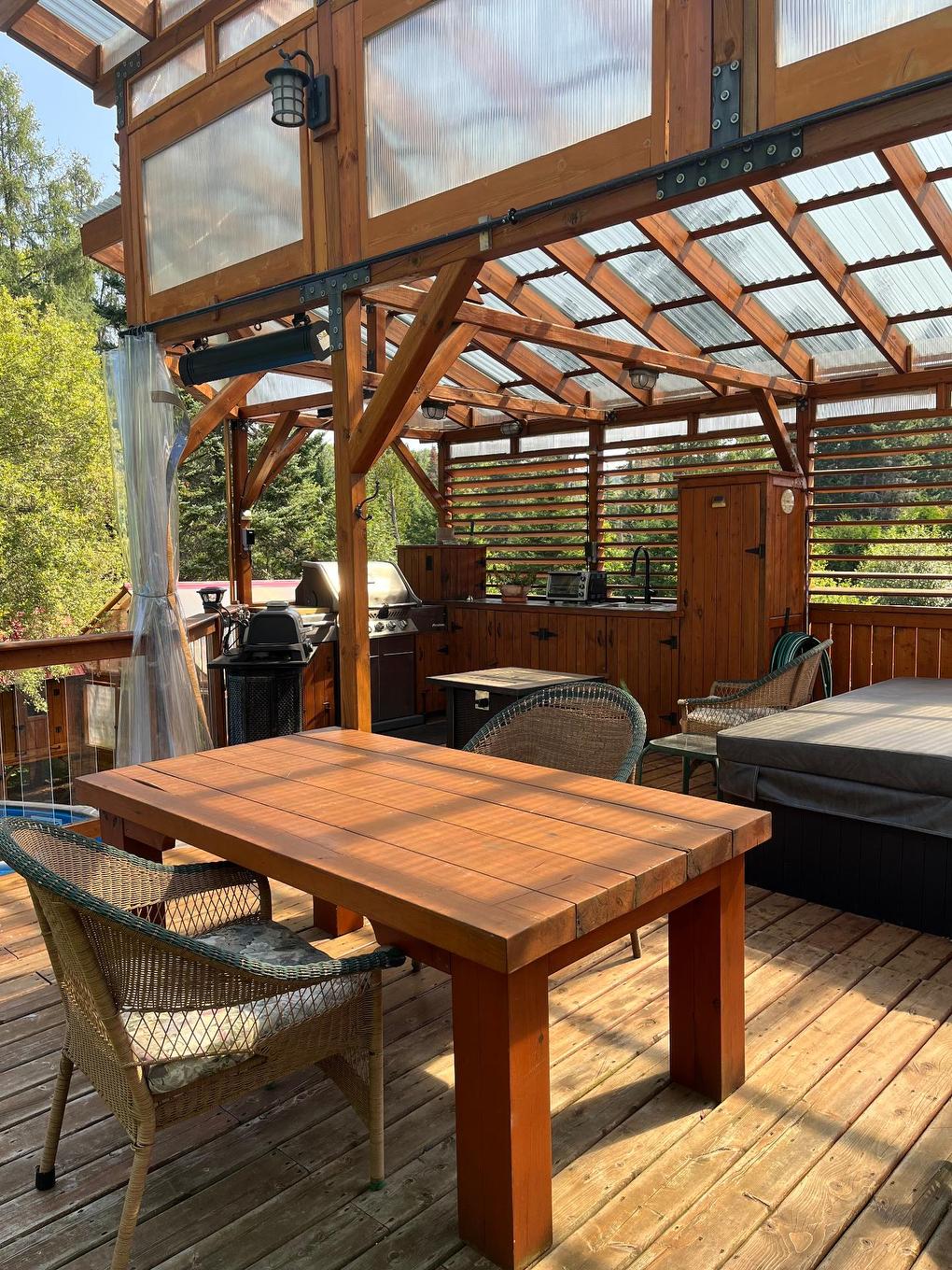 Terrasse - 511 Rue Des Sous-Bois, Sainte-Agathe-Des-Monts, QC - Outdoor With Deck Patio Veranda With Exterior