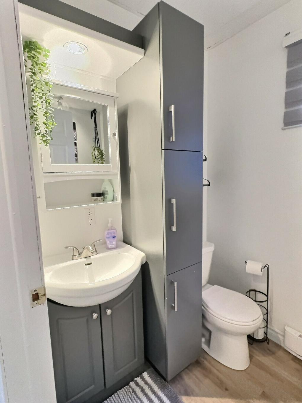 Powder room - 22 Rue St-Isidore O., Laverlochère-Angliers, QC - Indoor Photo Showing Bathroom