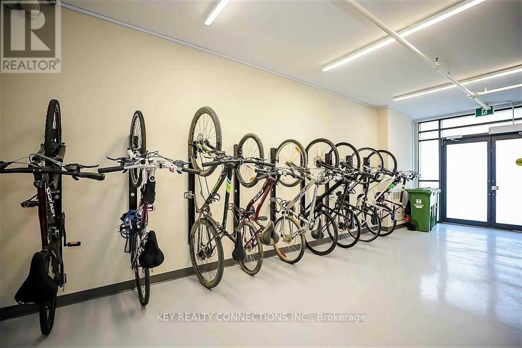 Bicycle Storage - 225 - 101 Shoreview Place, Hamilton, ON - Indoor Photo Showing Gym Room