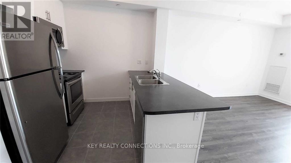 Kitchen - 225 - 101 Shoreview Place, Hamilton, ON - Indoor Photo Showing Kitchen With Double Sink