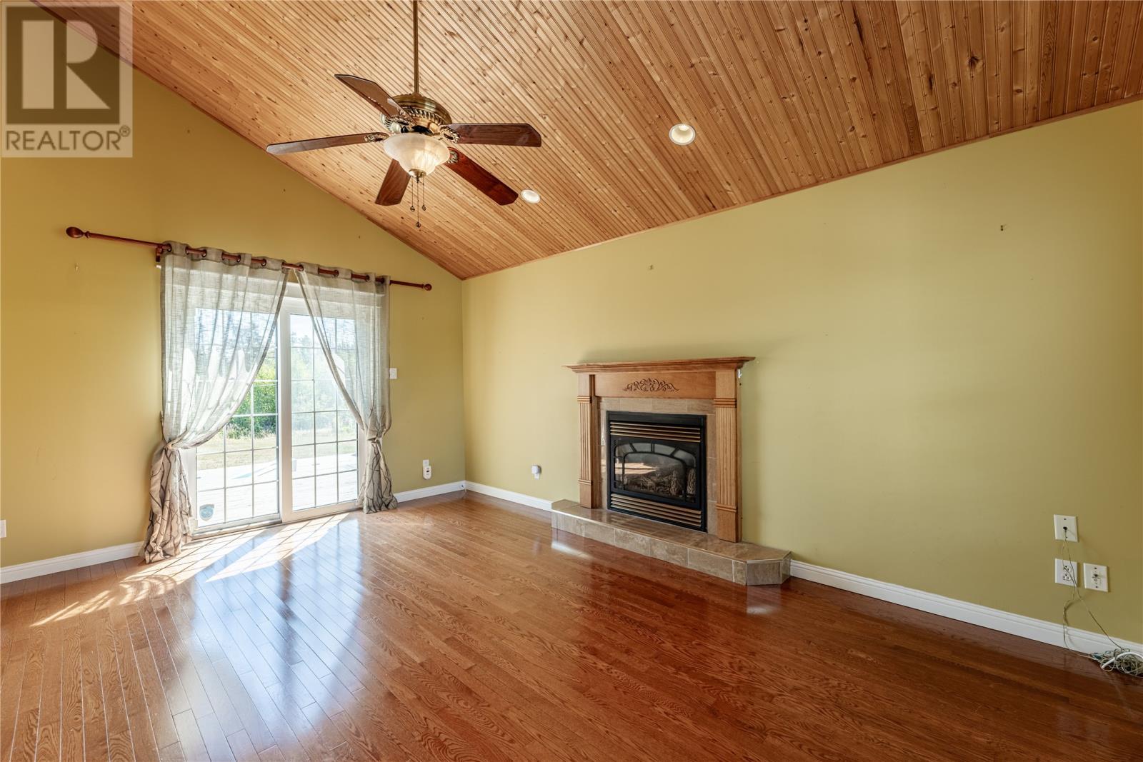 115 Western Island Pond Drive, Torbay, NL - Indoor Photo Showing Living Room With Fireplace