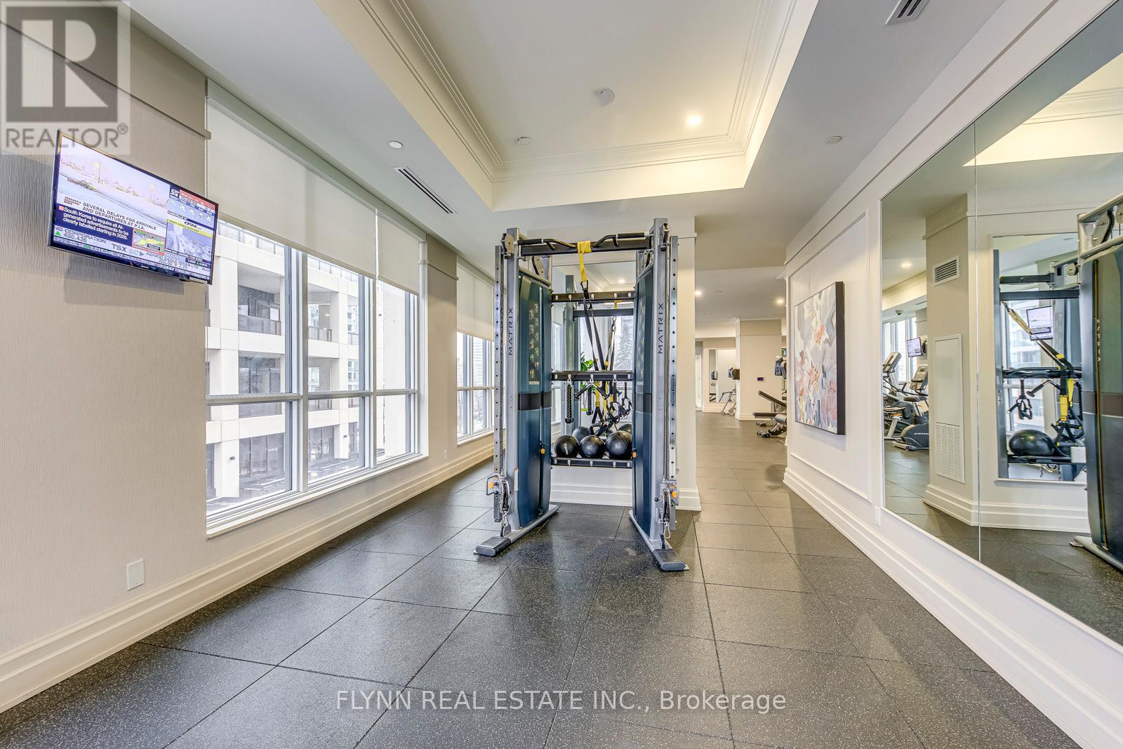 2001 - 36 Elm Drive W, Mississauga, ON - Indoor Photo Showing Gym Room