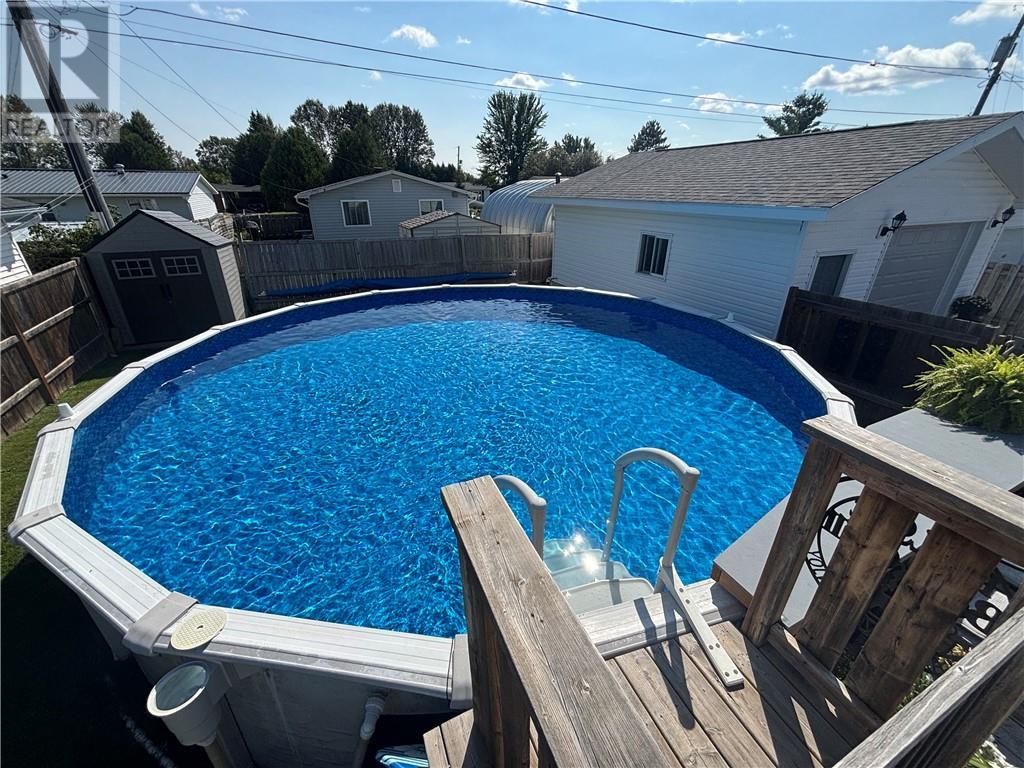 108 Armand Crescent, Chelmsford, ON - Outdoor With Above Ground Pool