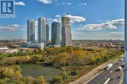 Balcony Overlooks the Dynamic Urban Skyline -