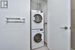 In-Suite Laundry with Stacked Washer and Dryer -