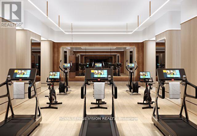 314 - 505 Glencairn Avenue, Toronto, ON - Indoor Photo Showing Gym Room