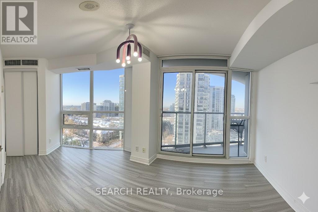 second bedroom with W/O balcony - 1706 - 35 Hollywood Avenue, Toronto, ON - Indoor Photo Showing Other Room