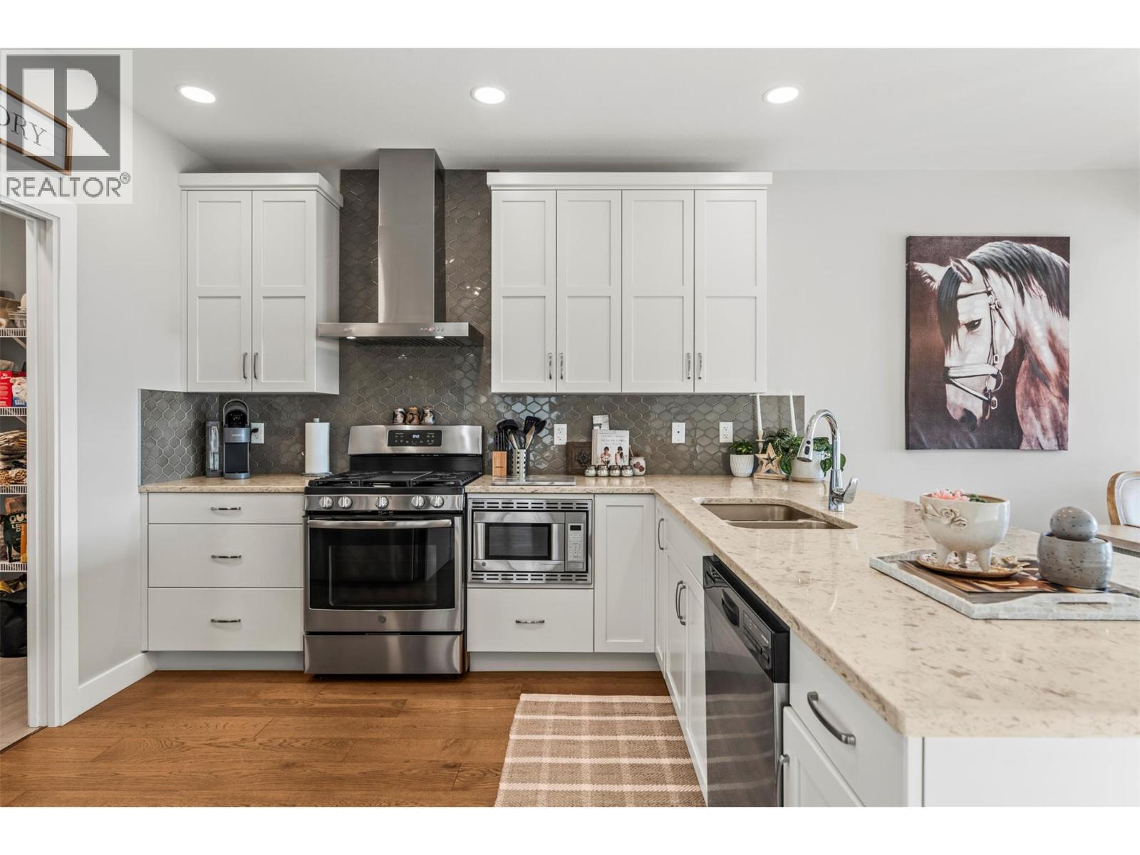 202 Vineyard Way Lot# Sl 1, Vernon, BC - Indoor Photo Showing Kitchen With Double Sink With Upgraded Kitchen