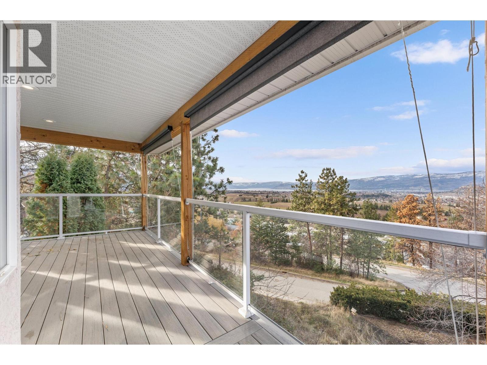 1180 Ray Road, Kelowna, BC - Outdoor With Deck Patio Veranda With View With Exterior