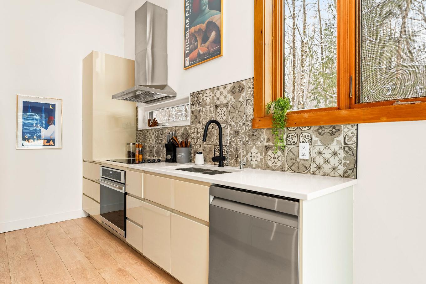 Cuisine - 10 Ch. Lily-Butters, Eastman, QC - Indoor Photo Showing Kitchen With Double Sink