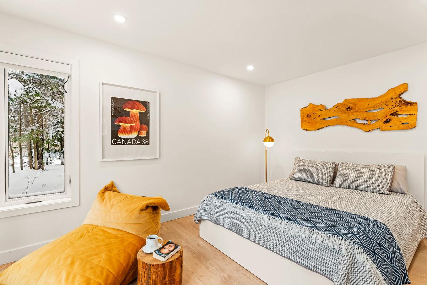 Chambre à coucher - 10 Ch. Lily-Butters, Eastman, QC - Indoor Photo Showing Bedroom